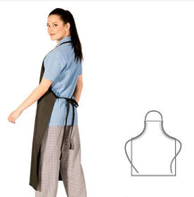 Load image into Gallery viewer, 899XLA- HiLite Adjustable Neck Polyurethane Extra Long Waterproof Janitorial Apron (27″ W x 42″ H)
