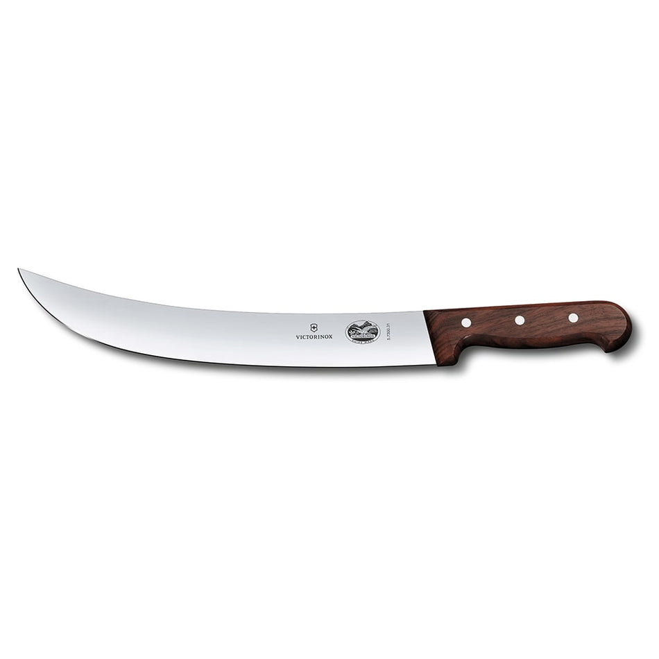 5.7300.31 - 12'' Curved Cimeter Knife w/ Wooden Handle