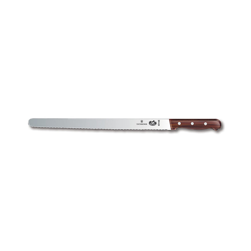 5.4230.36 - 14″ Serrated Slicer Knife w/ Wooden Handle