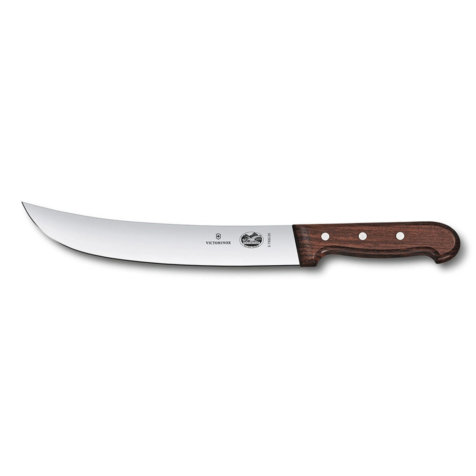 5.7300.25 - 10'' Curved Cimeter Knife w/ Wooden Handle