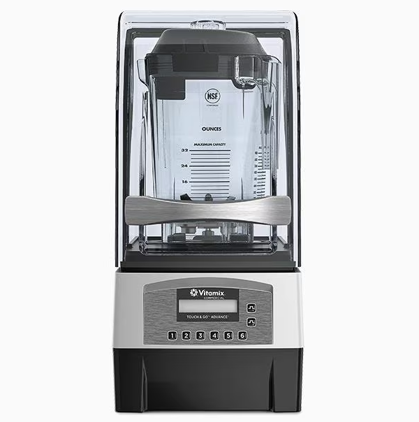 Vitamix 068255-ABAB T&G Advance Blending Station 2.3 hp Blender with Cover and 32 oz. Tritan™ Container