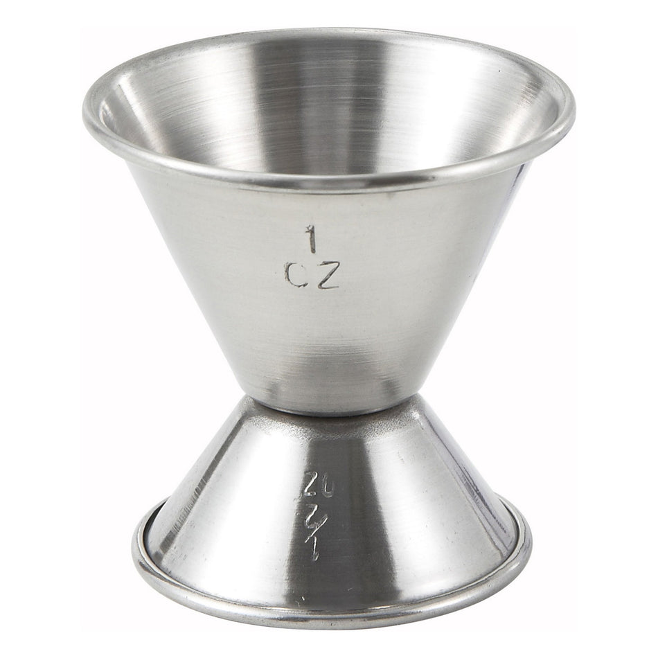 J-1 Jigger, stainless steel - 1/2 x 1 oz