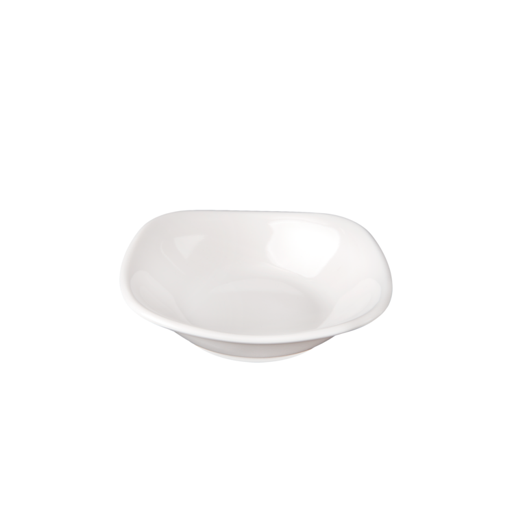 White Sagak Coup Square Side Dish Bowl M