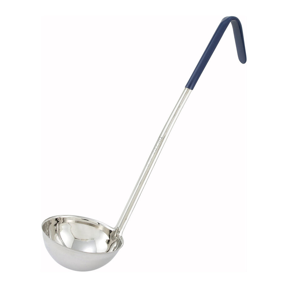 LDC-8 One-Piece stainless steel Ladle, Color-Coded Handles - 8 oz