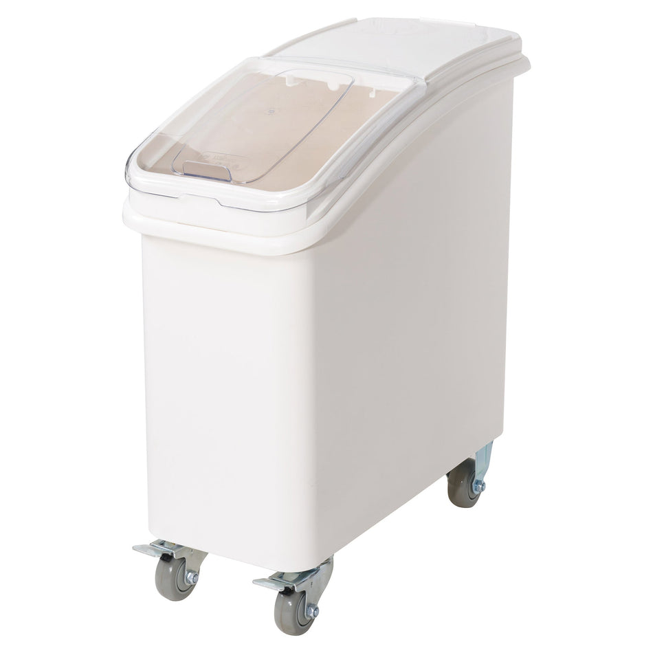 IB-21 21 Gallon Ingredient Bin with Brake Casters and Scoop