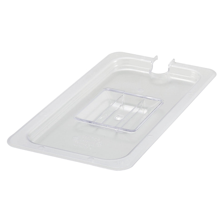 SP7300C Polycarbonate Food Pan Cover, Slotted - Third (1/3)