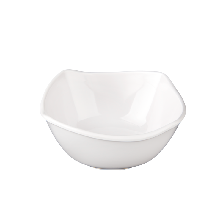 White Shinsagak Square Bowl 9