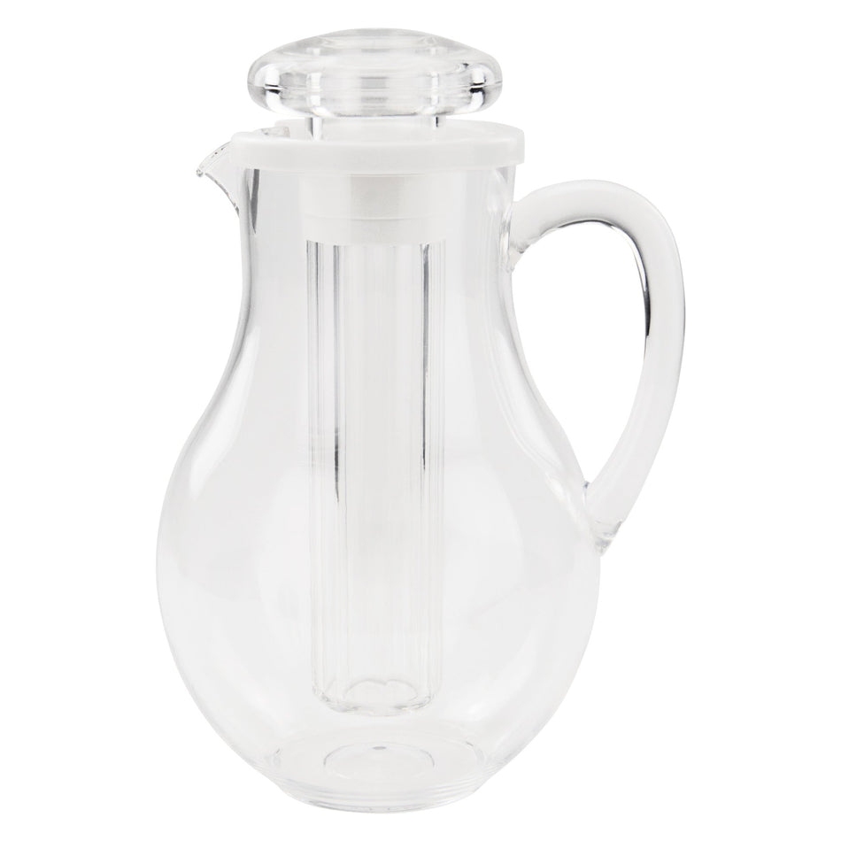 WPIT-19 64 oz Water Pitcher with Ice Tube Core