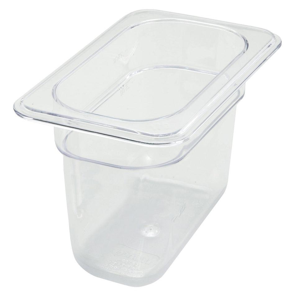 SP7906 Polycarbonate Food Pan, 1/9 Size - 6″