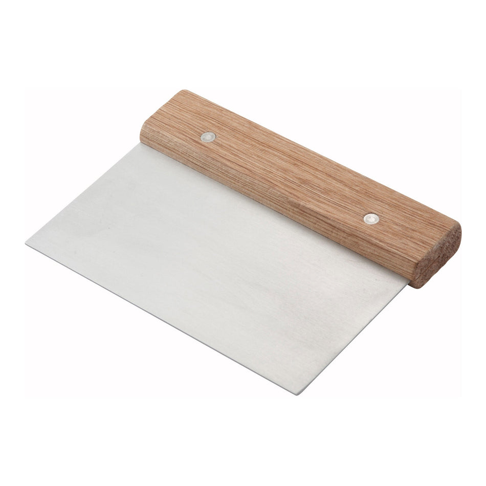 DSC-3 Dough Scraper, Wooden Handle