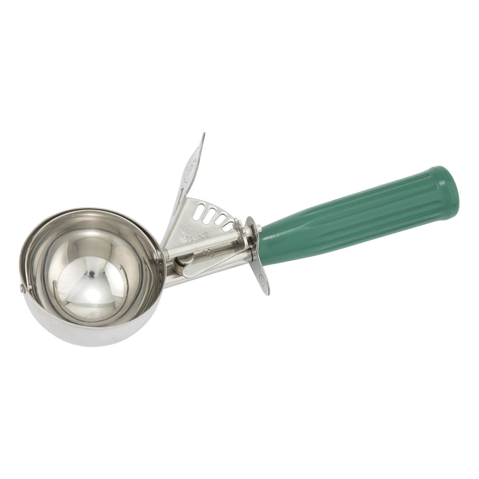 ICD-12 Ice Cream Disher, Size 12, Plastic Hdl, Green