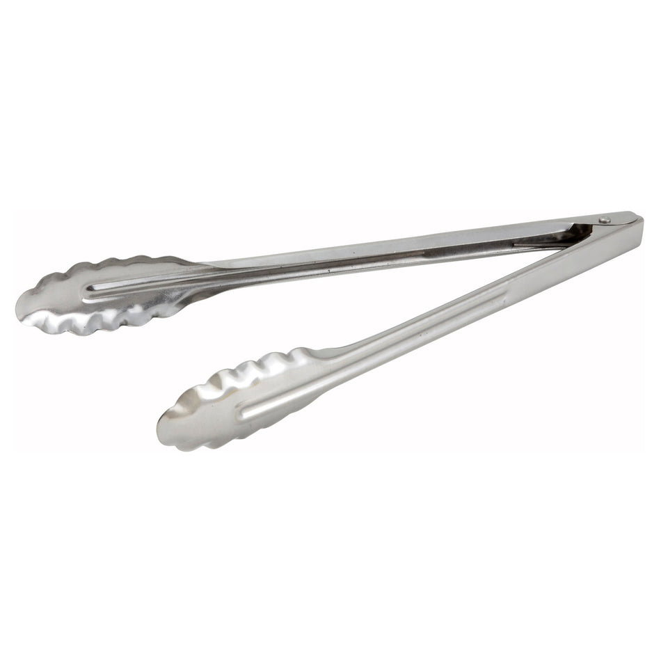 UT-12LT stainless steel Utility Tongs, Medium Weight - 12″