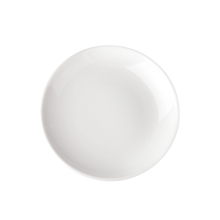White Hansik Round Plate 13