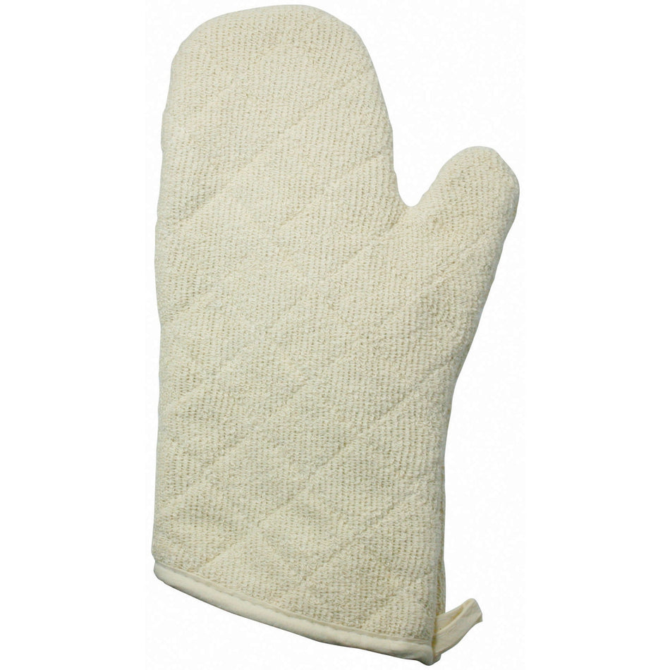 OMT-13 Oven Mitt, Terry Cloth, Silicone Lining - 13″