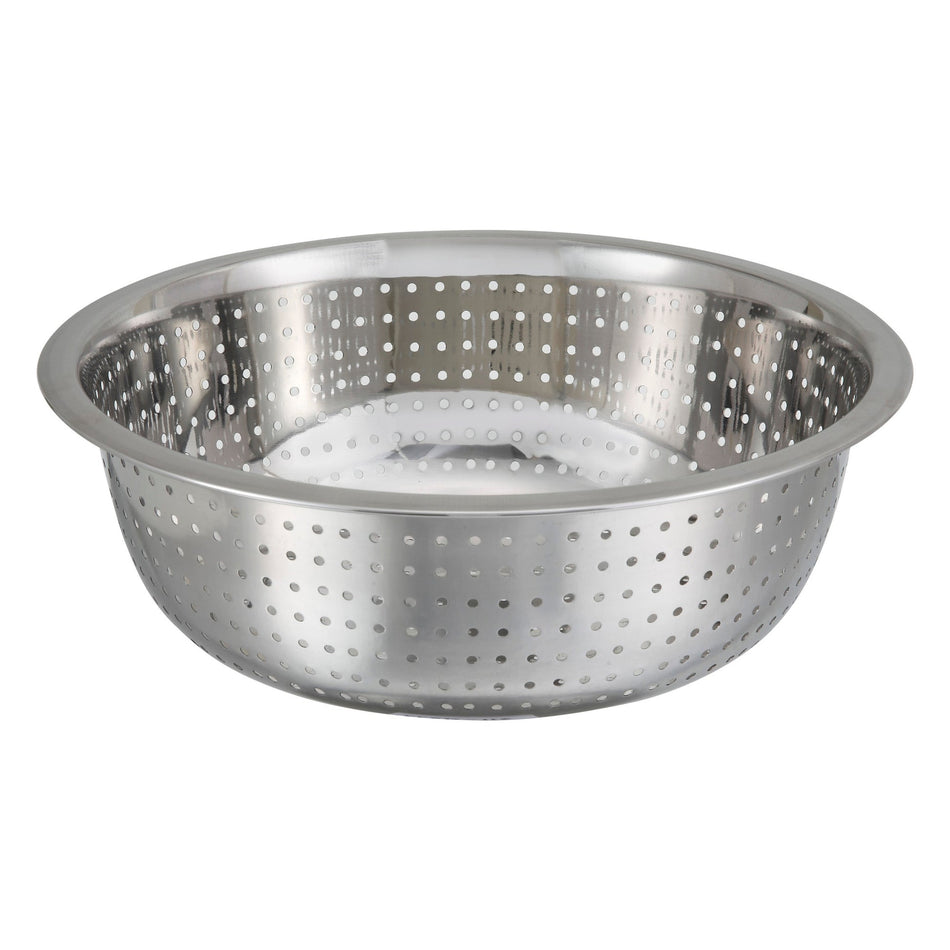 CCOD-11S 11″ Diameter stainless steel Chinese-Style Colander with 2.5 mm Drain Holes