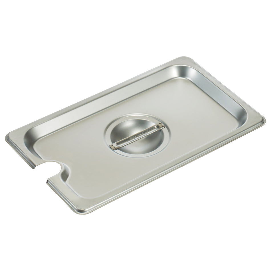 SPCQ 18/8 Stainless Steel Steam Pan Cover, Slotted 1/4