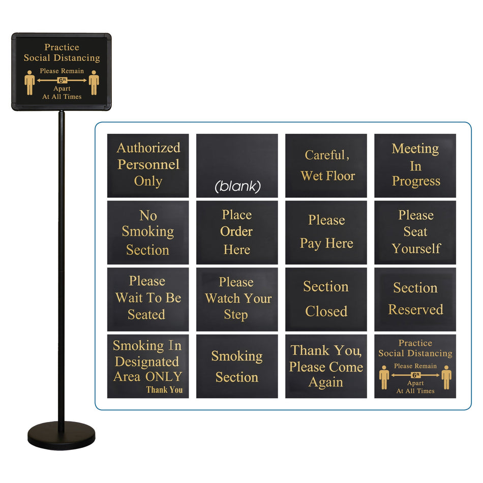 HTS-60K 60″ Hostess Sign with 16 Message Variations