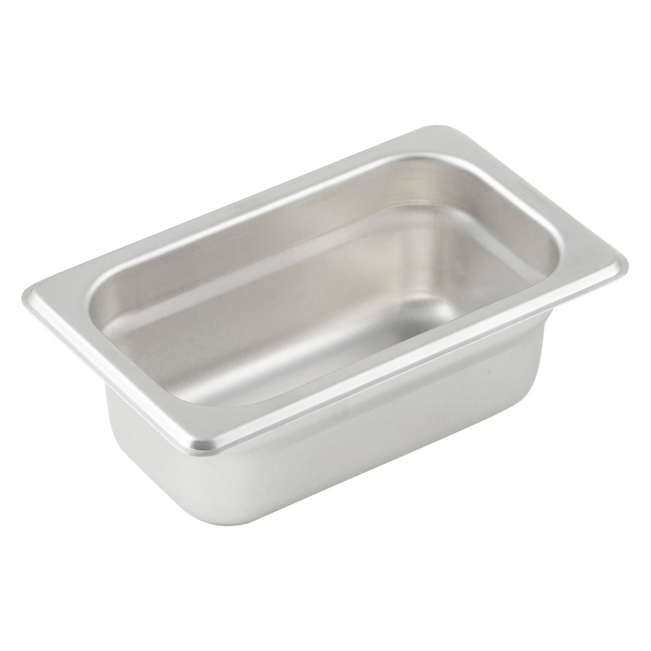 SPJM-902 Anti-Jam Steam Pan, 24 Gauge Stainless Steel 1/9, 2-1/2″