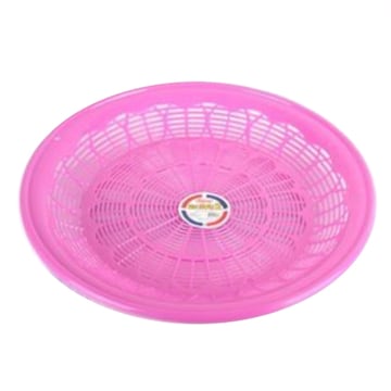 Plastic Flat Round Strainer Basket 4