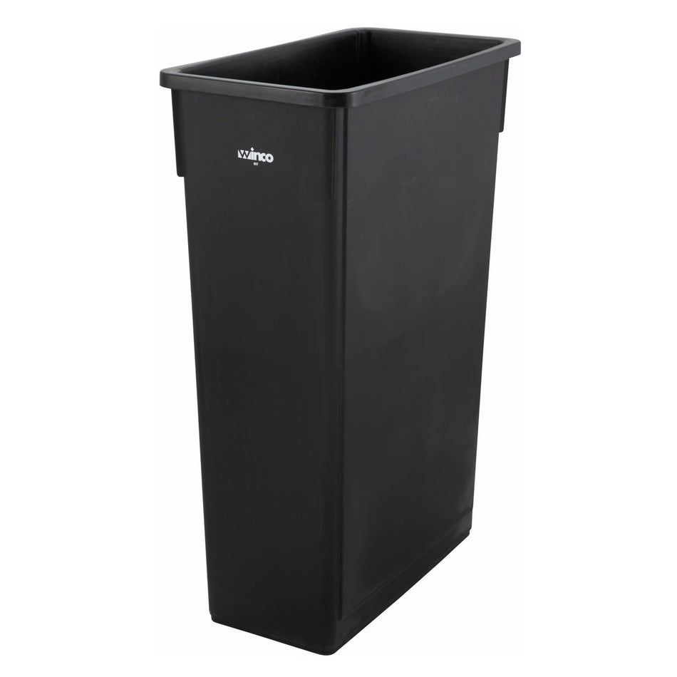 PTC-23K 23 Gallon Slender Trash Cans - Black