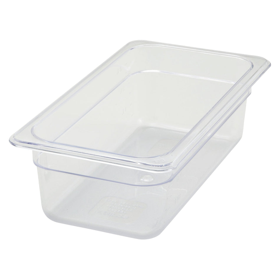 SP7304 Polycarbonate Food Pan, 1/3 Size - 3-1/2″