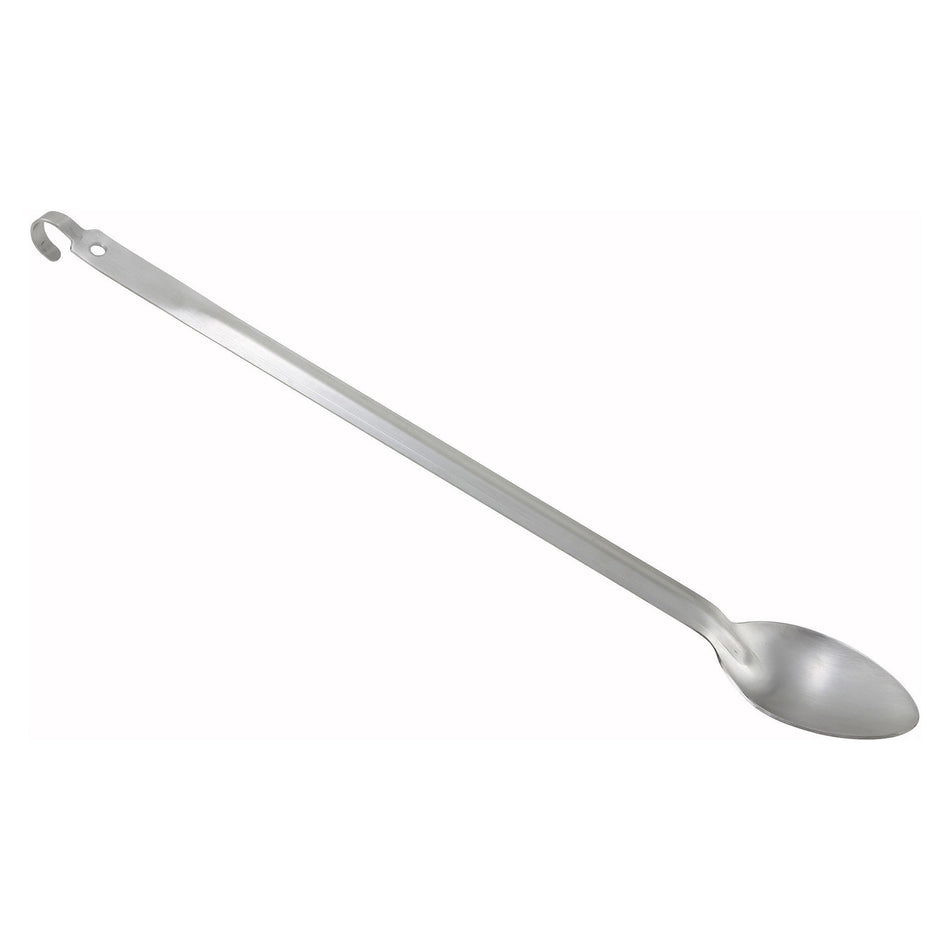 BHKS-21 21″ Heavy-Duty Basting Spoon with Hook, 2mm - Solid