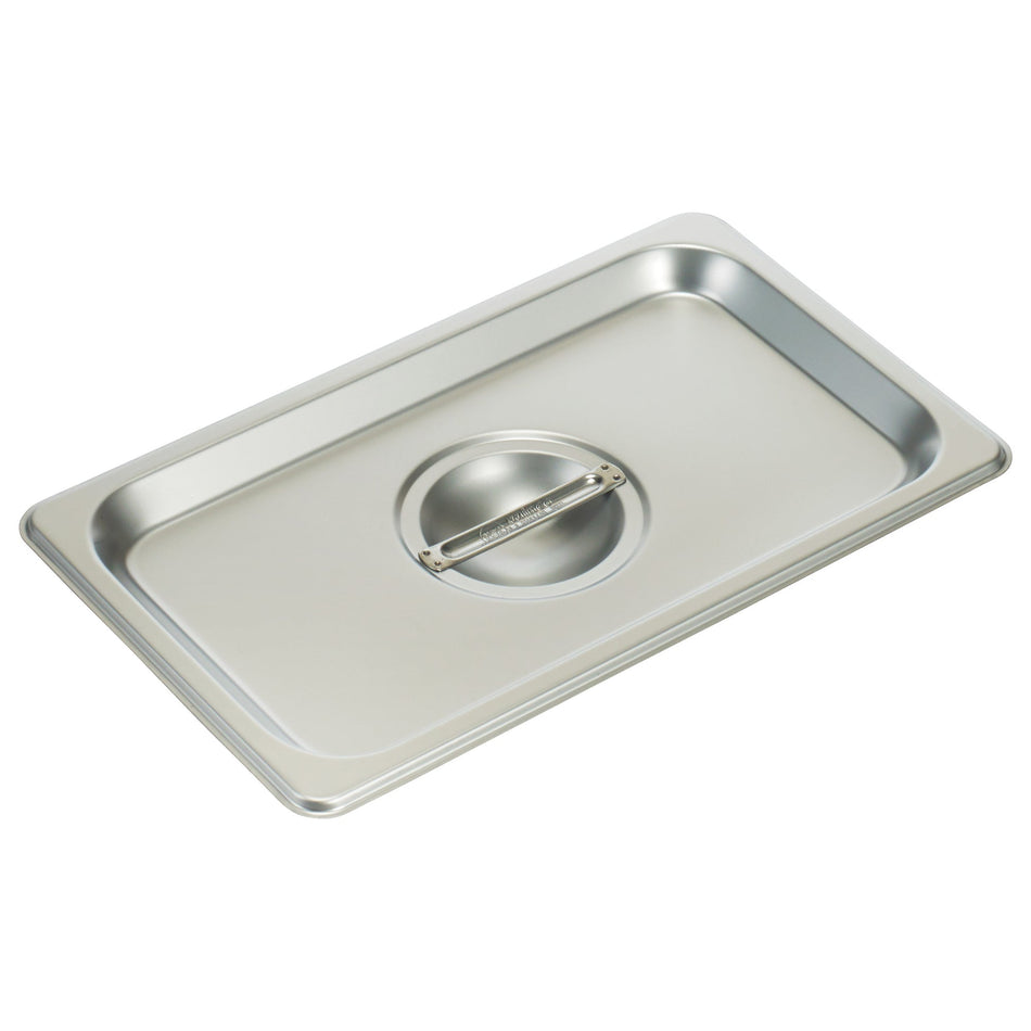 Spscq 18/8 Stainless Steel Steam Pan Cover, Solid Quarter (1/4)