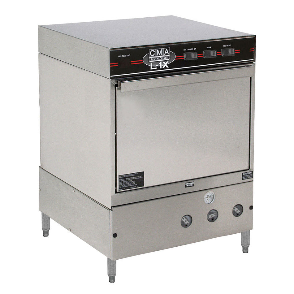 L-1X W/HEATER - Under Counter Dishwasher, Low Temp W/ Heater, 12″H Clearance