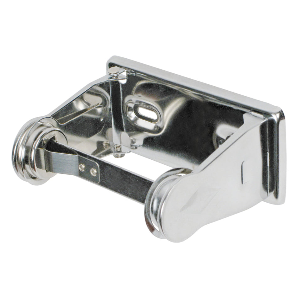 TTH-1 Toilet Tissue Holder, Single Roll, Chrome Plated