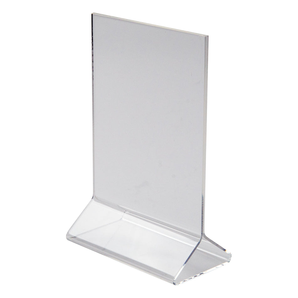 ATCH-46 Double-Sided Clear Acrylic Menu Stand - 4″ x 6″