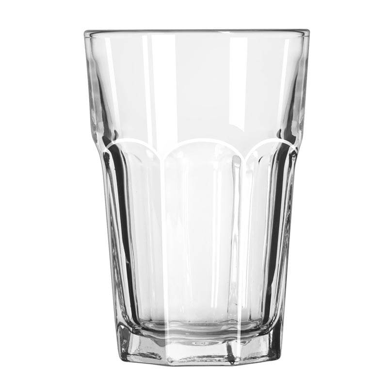 15244 - Gibraltar Beverage Glass, 14 oz, Duratuff, 3 doz