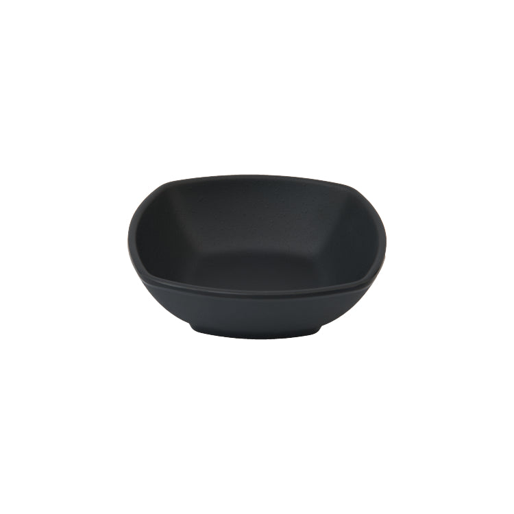 Black Lohas Square Bowl 4 1/2