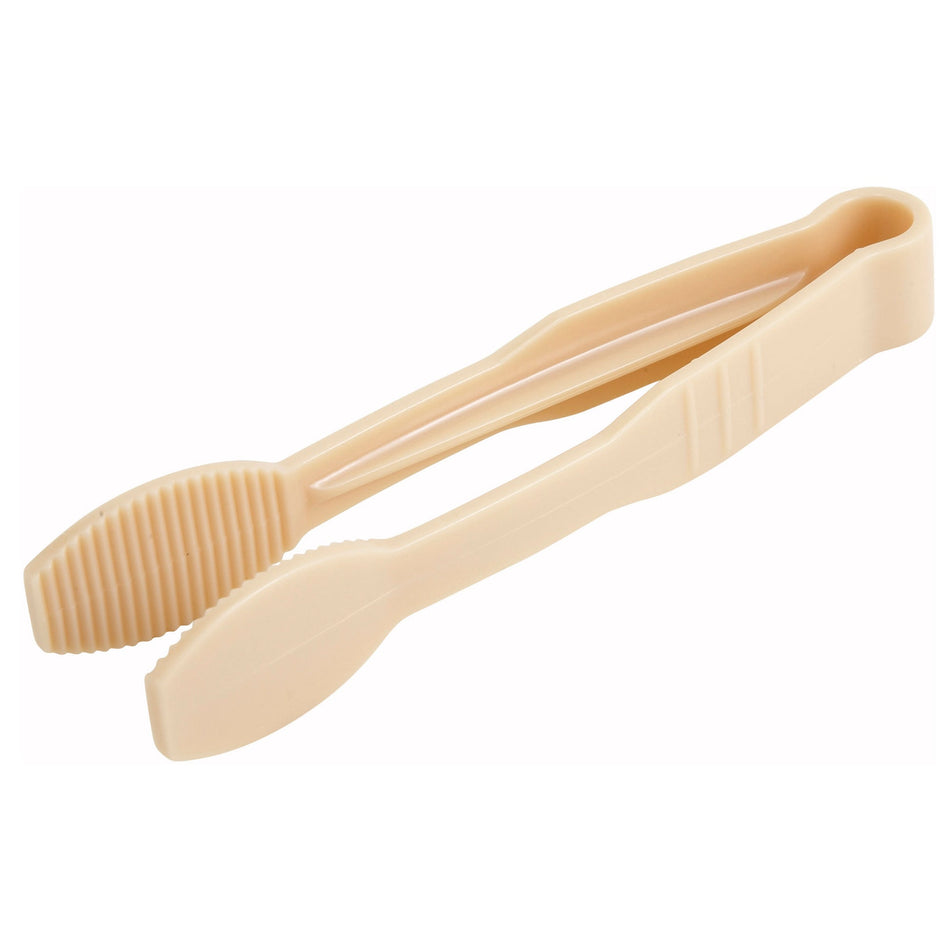 PUTF-6B 6″ Flat Tongs, Polycarbonate - Beige