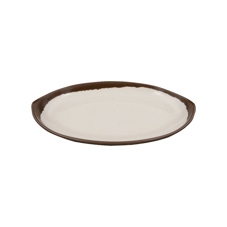 Two Tone Bae Oval Bowl Plate Small