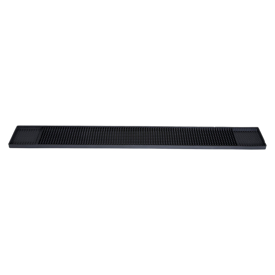 BM-327K Bar Rail Spill Mat, 27″ x 3-1/4″ - Black