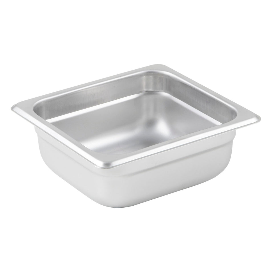 SPJM-602 Anti-Jam Steam Pan, 24 Gauge Stainless Steel 1/6, 2-1/2″