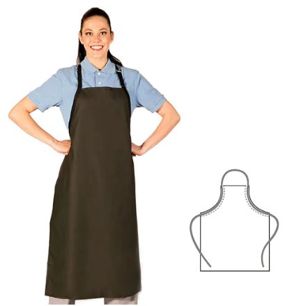 899XLA- HiLite Adjustable Neck Polyurethane Extra Long Waterproof Janitorial Apron (27″ W x 42″ H)