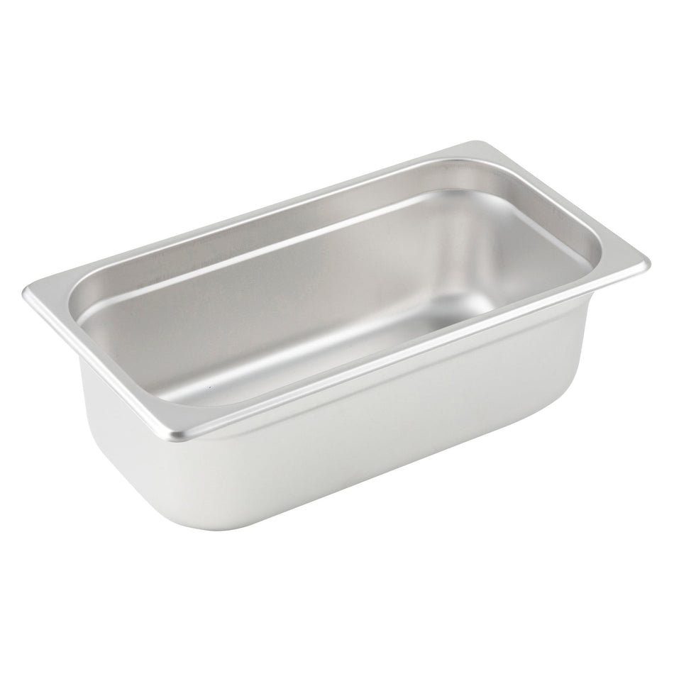 SPJM-304 Anti-Jam Steam Pan, 24 Gauge Stainless Steel 1/3, 4″