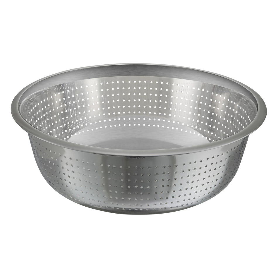 CCOD-15S 15″ Diameter stainless steel Chinese-Style Colander with 2.5 mm Drain Holes