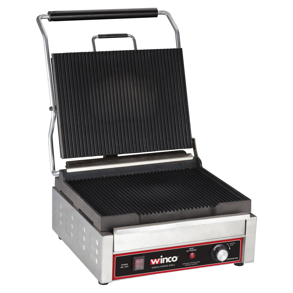 EPG-1C Single Panini Grill, 14" x 12" Surface