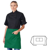 930 HiLite Two Pockets 1/2 Bistro Apron Wrinkle Resistant (30″ W x 18″ H)
