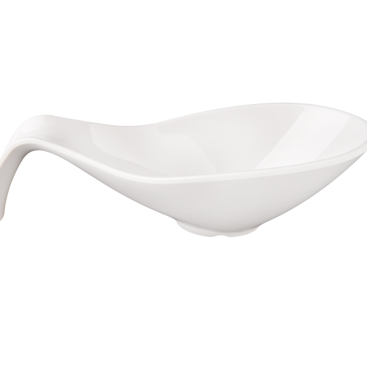 White Handle Bowl L