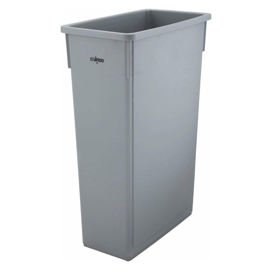 PTC-23SG 23 Gallon Slender Trash Cans - Gray