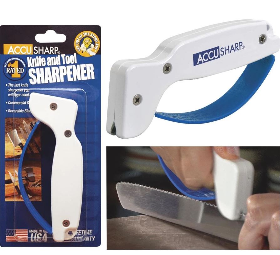 ACCUSHARP Groove Diamond-honed Carbide Blade Knife & Tool Sharpener