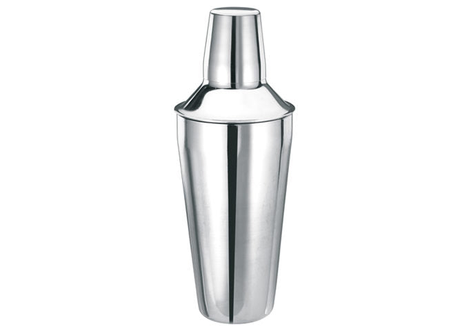 BS-3P : 28 oz Classic Bar Shaker, 3 Piece Set, Stainless Steel