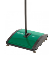 Load image into Gallery viewer, JL BG21 Sweeper By Bissell Comfort-grip handle 4 corner brushes for a better sweep Quiet no-motor system Cleans bare floors or carpet Durable, threaded handle 7.5″ cleaning path