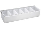 CDP-6 : Condiment Holder with Stainless Steel Base