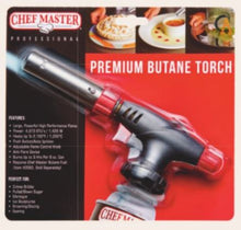 Load image into Gallery viewer, CHEF&#39;S TORCH-High Performance Torch Equipped with Anti-Flare Device Burns Up to 3 Hours with Standard 8 oz Chef-Master #40062 Butane Fuel Canister (Sold Separately)