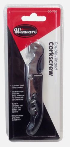 CO-720-Double Hinged Corkscrew