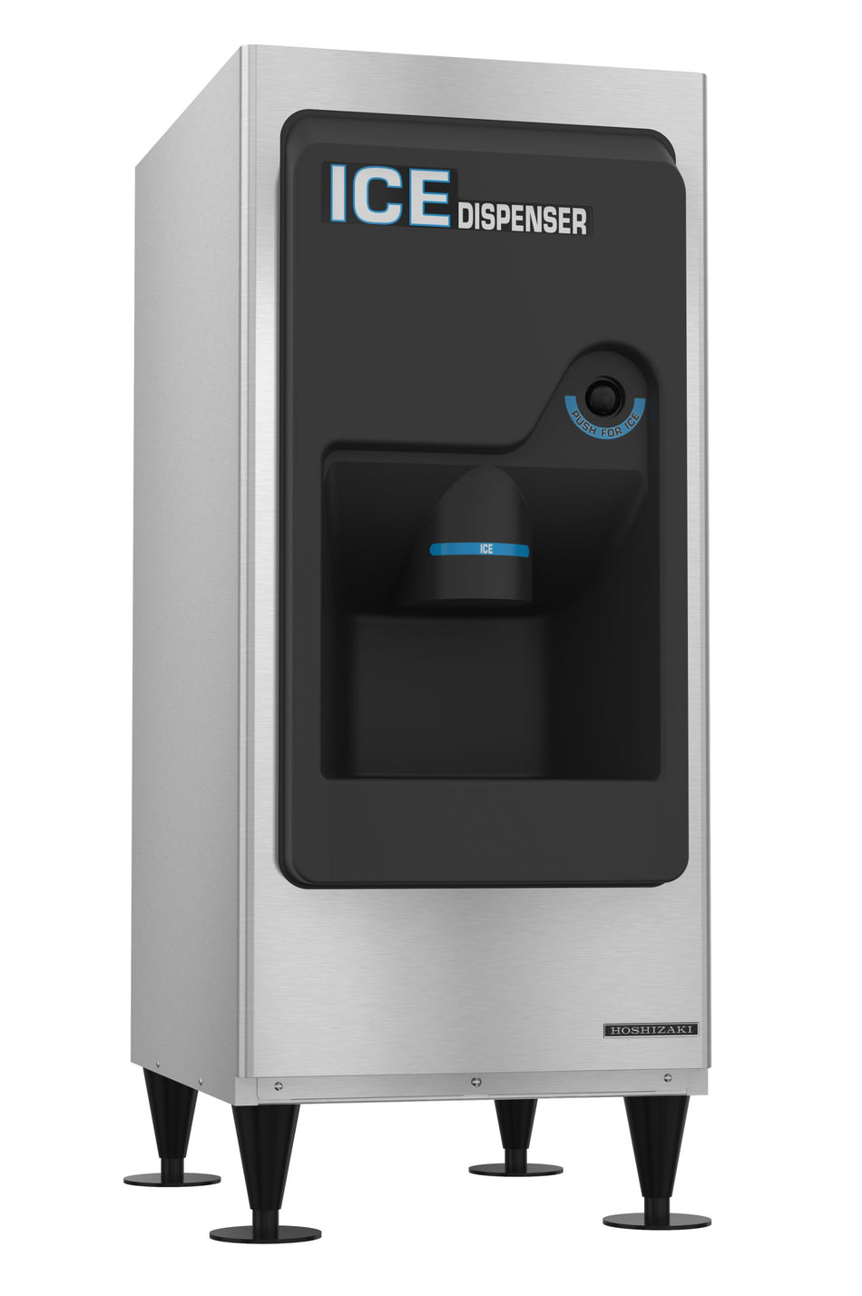 DB-130H - 20lbs/min 130lbs Storage 22″W Crescent Ice Dispenser